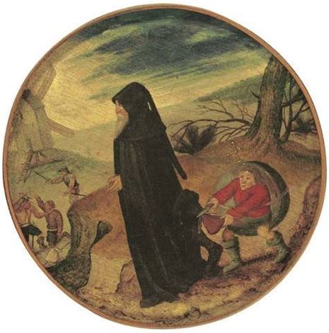 The misanthrope by Pieter Brueghel the Younger on artnet