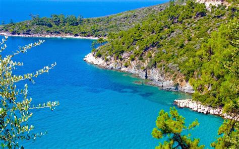 Skala Potamia Beach wallpaper | Beach wallpaper, Thassos greece ...