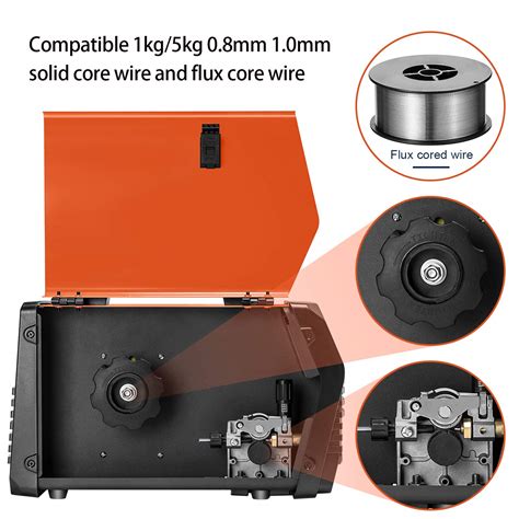 HITBOX 4 in 1 MIG Welder 200Amp Inverter MIG ARC Lift TIG Gas Gasless