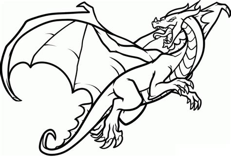 Desenho De Um Dragao