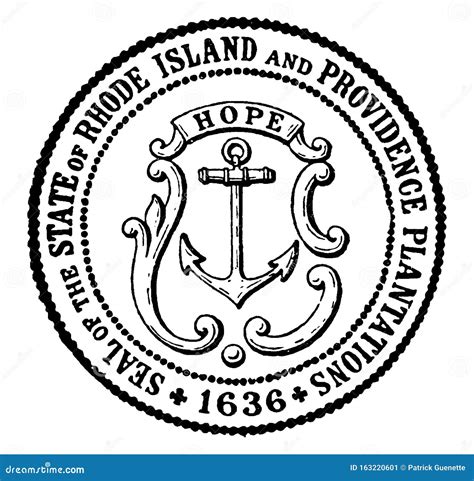 The Seal of the State of Rhode Island and Providence Plantations, 1636