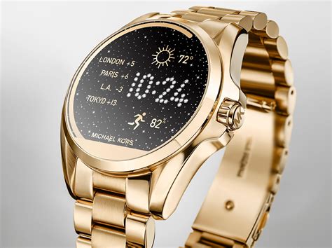 Best Buy: Michael Kors Access Bradshaw Smartwatch 44.5mm Stainless ...