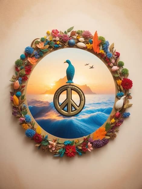 Premium AI Image | world peace day theme image