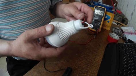 Светодиодная лампа 12v,для освещения палатки,погреба и как ...