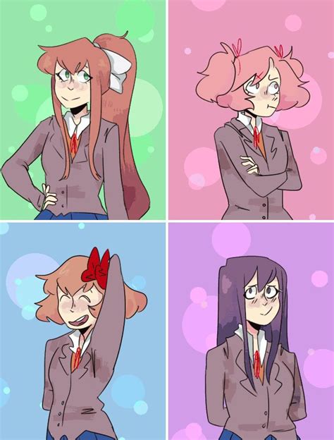 Aesthetically Unpleasing — Just Monika | Literature club, Literature ...