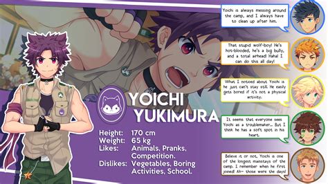 Pin by Kaent on Camp Buddy | Camp buddy, Yoichi, Buddy