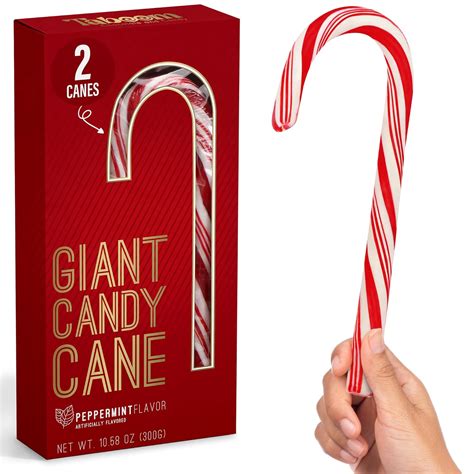 Amazon.com: Giant Candy Cane Sticks 2 Pack Gift box - 10 Inch