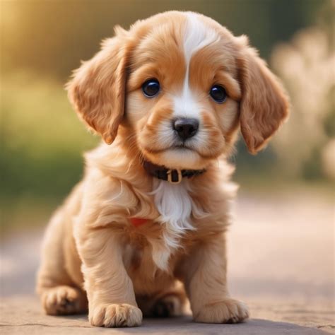 Foto De Cachorro Bebê - Ilustração de um cachorro bebé 3D | imagem Premium gerada com IA