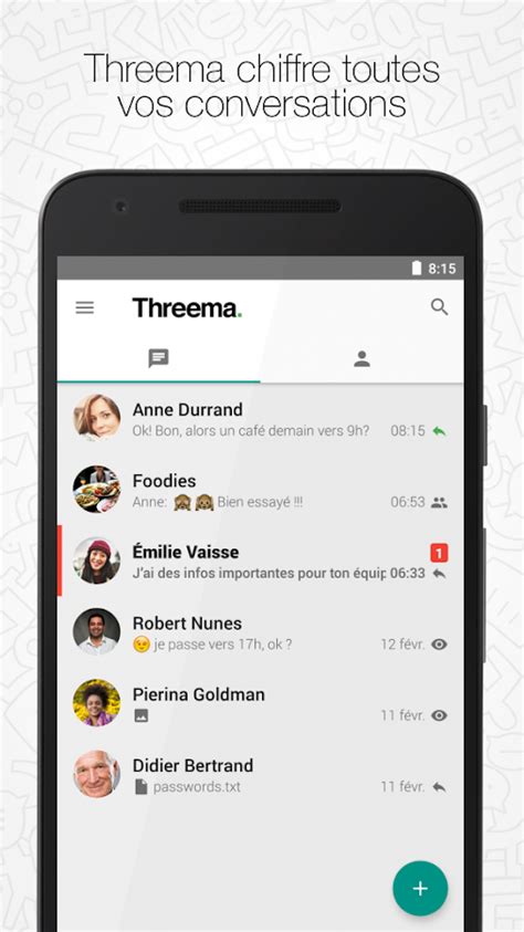 Threema – Applications Android sur Google Play
