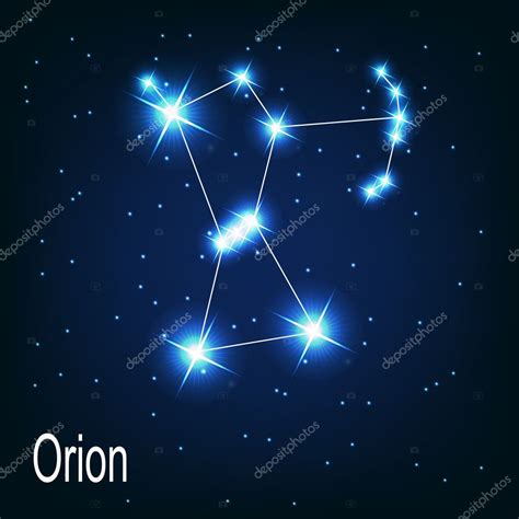 Hvězda souhvězdí orion — Stock Vektor © Yganko #33377947