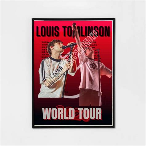 Louis Tomlinson World Tour Poster | Etsy