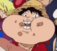 Luffy Eating Meat GIFs | Tenor