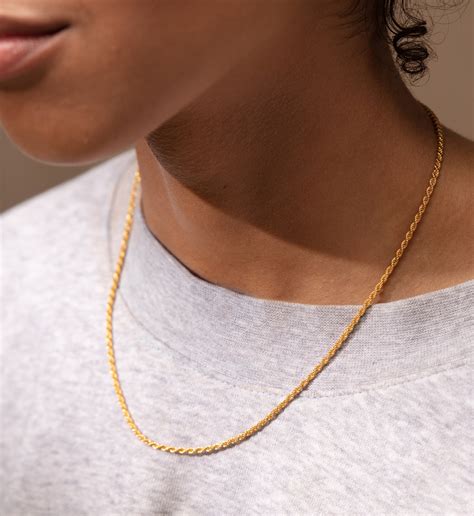 Rope Chain Necklace 41-46cm/16-18' in Sterling Silver | Jewellery by ...