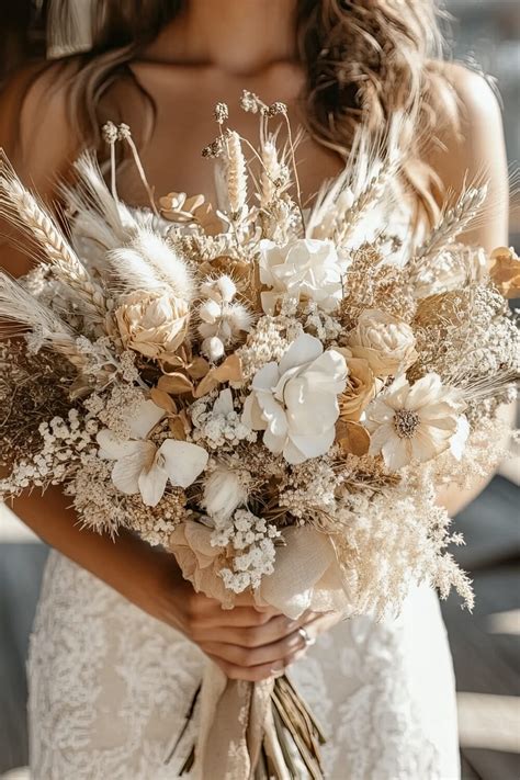 127+ Dried Flower Wedding Bouquets That Are Stealing the Spotlight ...