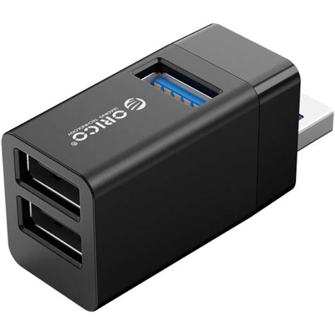 Разветвитель USB Orico MINI-U32, черный ORICO-MINI-U32-BK-BP — купить в ...