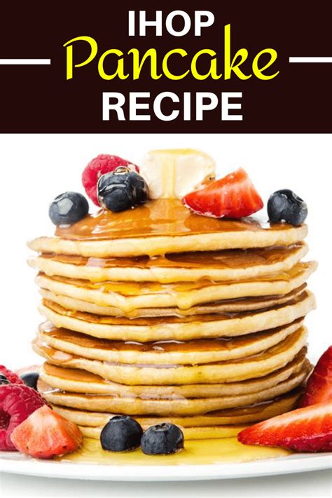 IHOP Pancake Recipe (Copycat) - Insanely Good