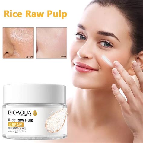 Bioaqua Rice Raw Pulp Rice Extracted Hydrating & Moisturizing Face ...