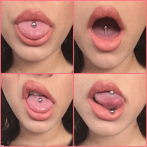 Pin- Iamsunny00 🖤 | Пирсинг губы, Пирсинг языка, Пирсинг на теле