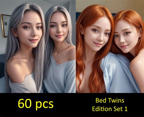 Dsm_bed Twins Edition_set1, AI Waifu Twin Sexy Girls NSFW 4K Uncensored