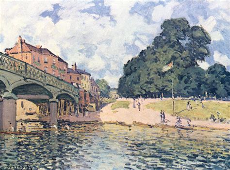 His at Suresne, 1874 - Alfred Sisley - WikiArt.org