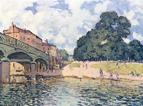 His at Suresne, 1874 - Alfred Sisley - WikiArt.org