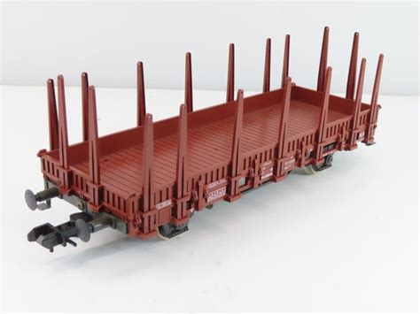 Märklin 1 - 5823 - Modellbahn-Güterwagen (1) - 2-achsiger Rungenwagen ...
