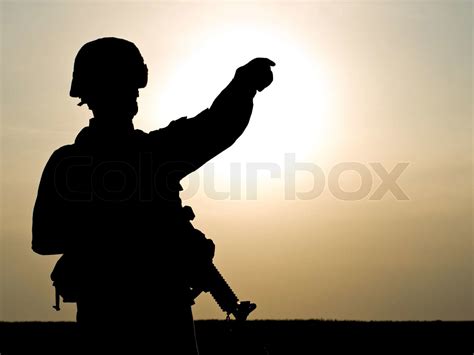 US-Soldat | Stock Bild | Colourbox