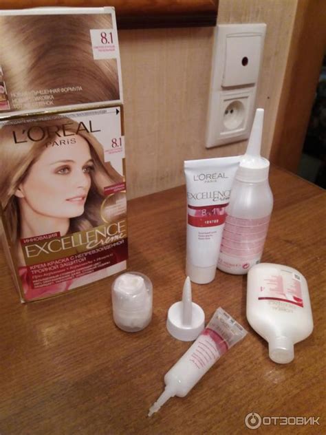 Отзыв о Краска для волос Loreal Paris Excellence Creme 8.1 "Светло ...