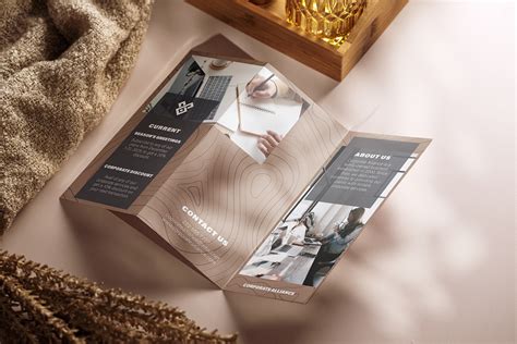 tri fold designs  behance