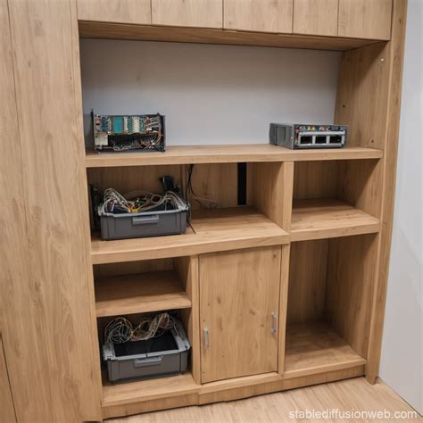 combination cabinet design stable diffusion
