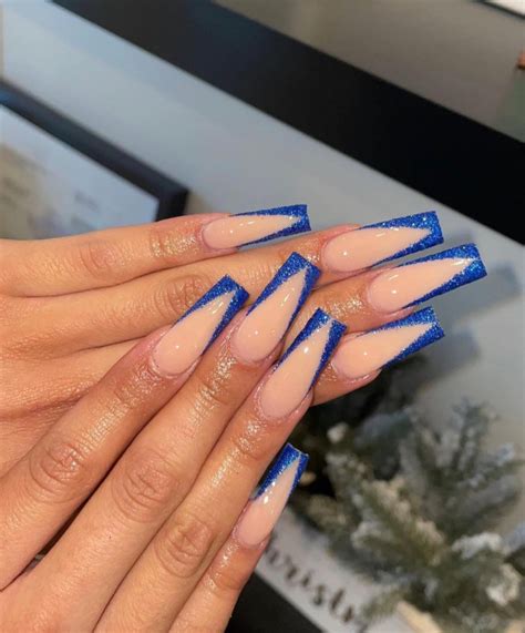 Best 19+ blue nails acrylic you must try this year