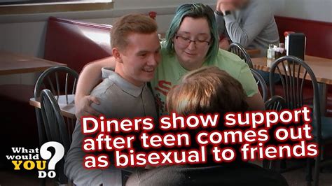 Friends reject young man for coming out as bisexual | WWYD - YouTube