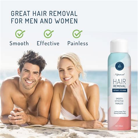 Effective & Painless Hair Removal Spray Foam for Women - Safe