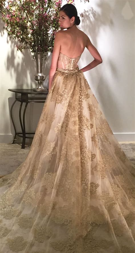 Gold Silk Wedding Dress