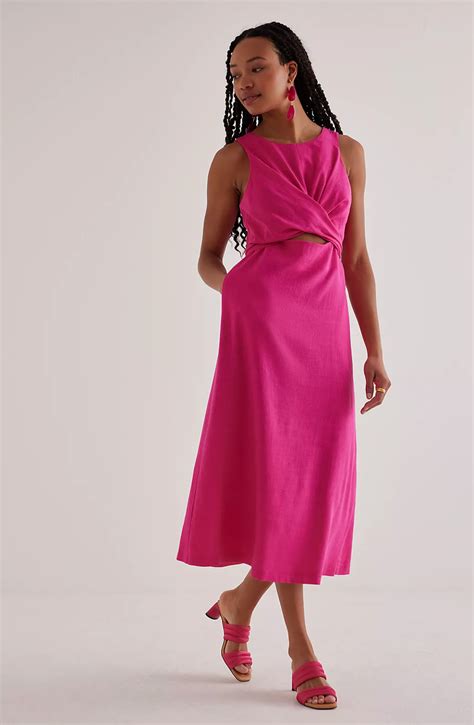 Anthropologie + Lara Cut-Out Midi Dress