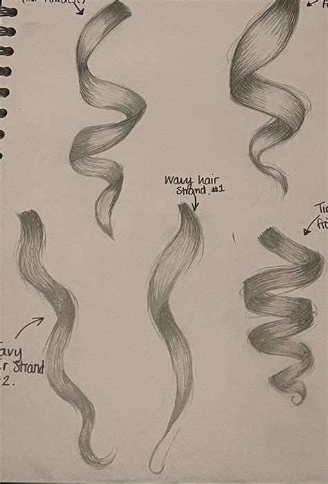 how to draw curls 5