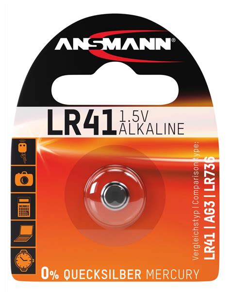 Baterie alcalina LR41 ANSMANN
