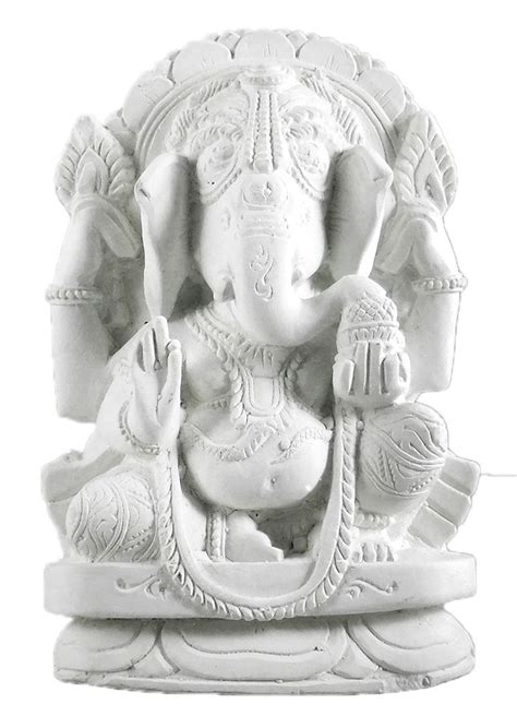 Stone Dust Ganapati Statue