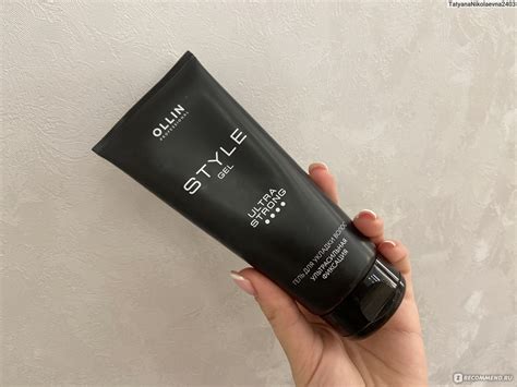 Гель для волос Ollin ультрасильной фиксации Style Gel Ultra Strong ...