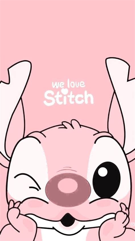 Stitch Pink Wallpapers - Wallpaper Cave