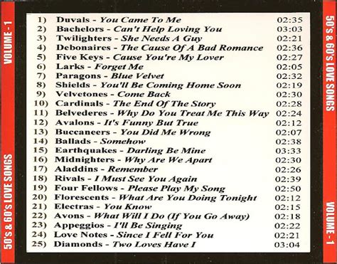 50's & 60's Love Songs | 60's-70's ROCK