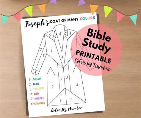 Joseph Coat of Many Colors, Bible Study for Kids, Sunday School Lesson ...