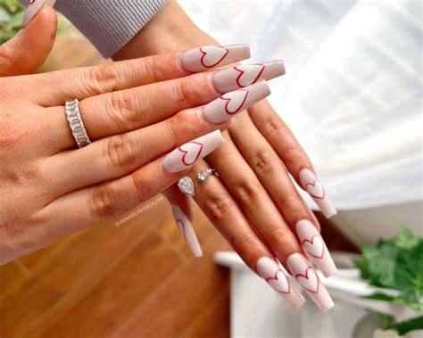 Love Heart Nails | Heart nails, Wedding rings, Engagement rings