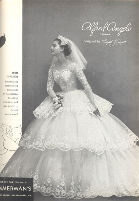 1950’s Alfred Angelo bridal gowns - Vintage Brides