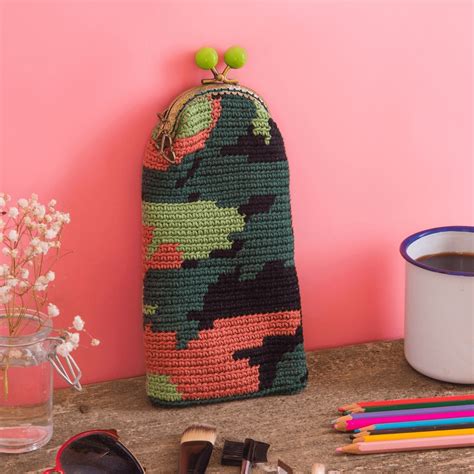 Camouflage Glasses Case Women Sunglasses Case Handmade - Etsy