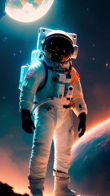 Космонавт на планете обои | Премиум Фото in 2024 | Planets wallpaper ...