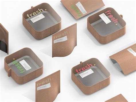 Оформление упаковки в сфере доставки еды | Fresh, Solidworks, Amazon