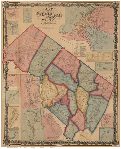 New Jersey County Maps