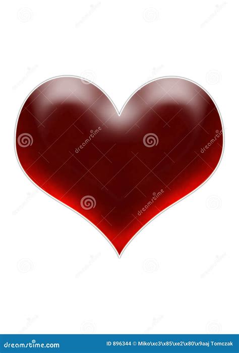 Cherry heart stock illustration. Illustration of affection - 896344