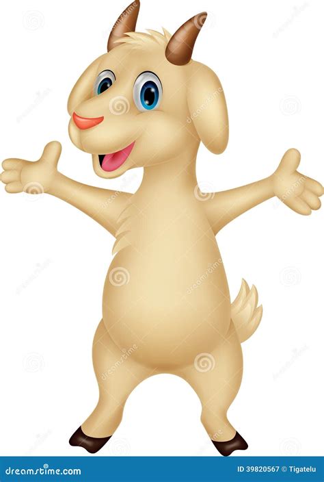 Cute Goat Cartoon Royalty-Free Stock Photography | CartoonDealer.com ...